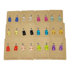 Gummy Bear Novelty Dangle Stainless Steel Ear Post Stud Earrings (Choice Of 12)