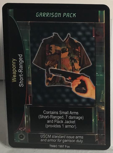 Colonial Marine GARRISON PACK Premiera AVP Aliens vs Predator CCG - Zdjęcie 1 z 2