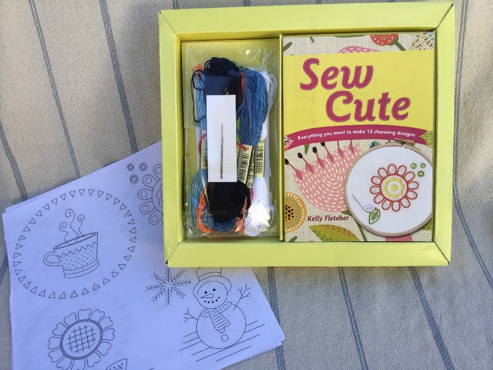 SEW CUTE embroidery kit KID'S CRAFTS makes 12 designs New Complete eBay