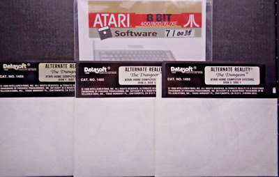 ATARI XL/XE -- ALTERNATE REALITY: THE DUNGEON (DATASOFT - DISK)