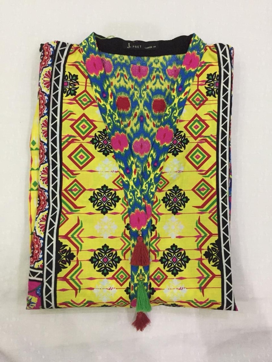 Junaid Jamshed Kurti With Dupatta