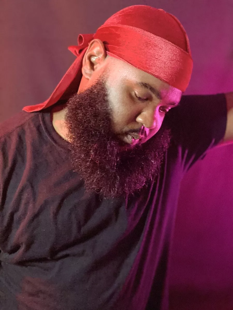 durag bordeaux en velours - Durag pour homme