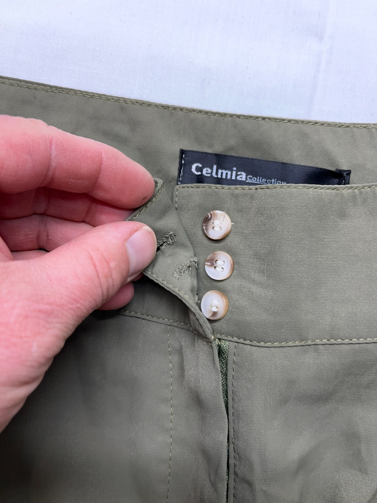 Celmia Dres Pants Womens Adult Extra Large Green Lightweight 30x34 ...