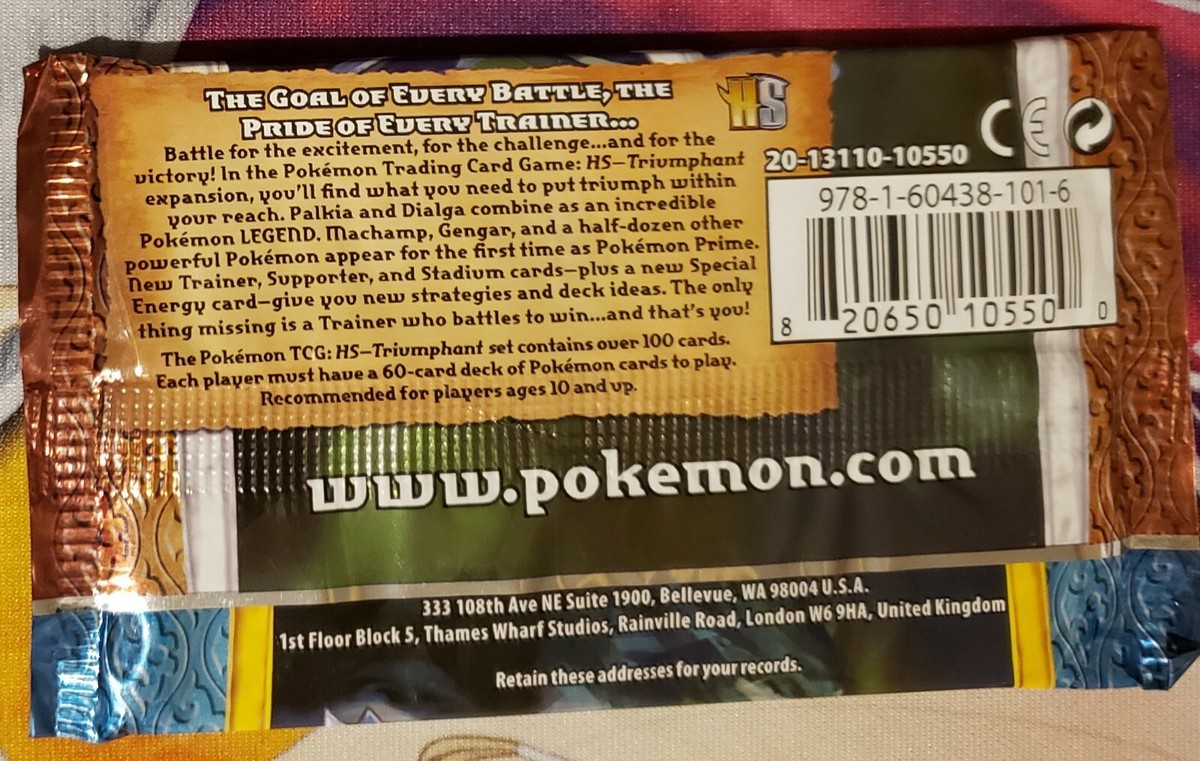 Pokemon TCG Hs Triumphant 10 Card Booster Pack ( New ) | eBay