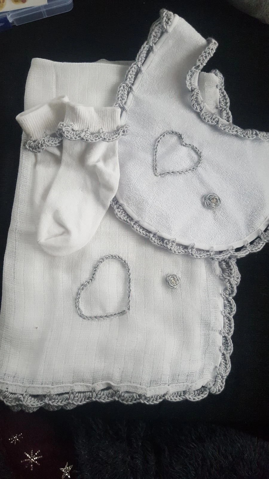 babies crochet and embroidery set,