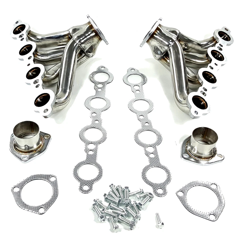 Colector de escape Abrazador Cabezales Intercambio Conversión LS1 LS2 LS6 Ram Horn 351 5.7 6.0 Foto 4 de 4