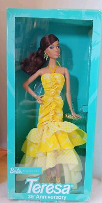 Poupée Barbie Teresa - 35ème Anniversaire - Mattel Studio Collector Exclusive - NEUVE