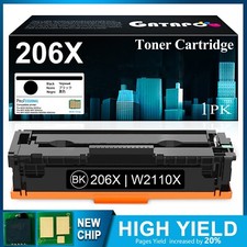 206X W2110X Black Toner Cartridge with Chip for HP M255 M255dw M255nw