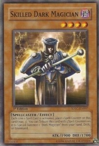 Skilled Dark Magician - SDSC-EN007 - Common - 1st Edition x3 - Near Mint