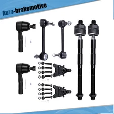 8X Front Ball Joints Sway Bar Tie Rod End For 2006-12 Chevy Colorado GMC Canyon