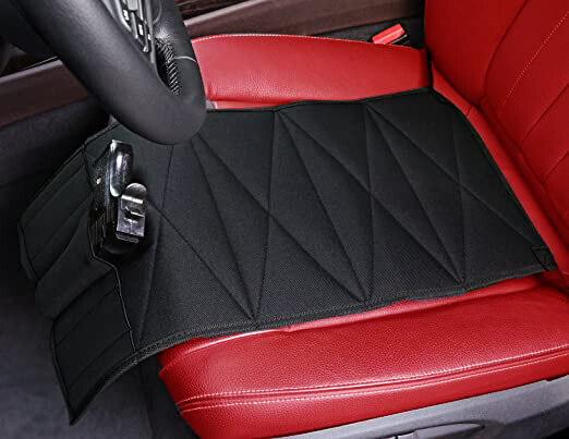 Concealed Under Car Seat Mattress Bedside Gun Pistol Holster Mag Holder US STOCK-image