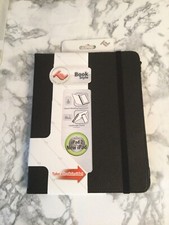 TuffLuv iPad 2 3 4 Book Style Lesen oder Querformat Ständer Hülle Schwarz Kunstleder