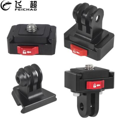 Mini V Mount Plate Quick Release Clamp Fast Switch with 1/4 Screw for Camera