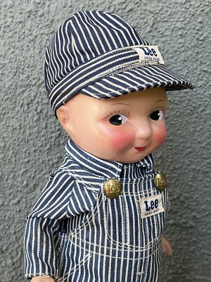 その他 1950s BUDDY LEE, HICKORY OVER ALL 1940's HICKORY STRIPED OVERALLS COMPOSITION BUDDY LEE