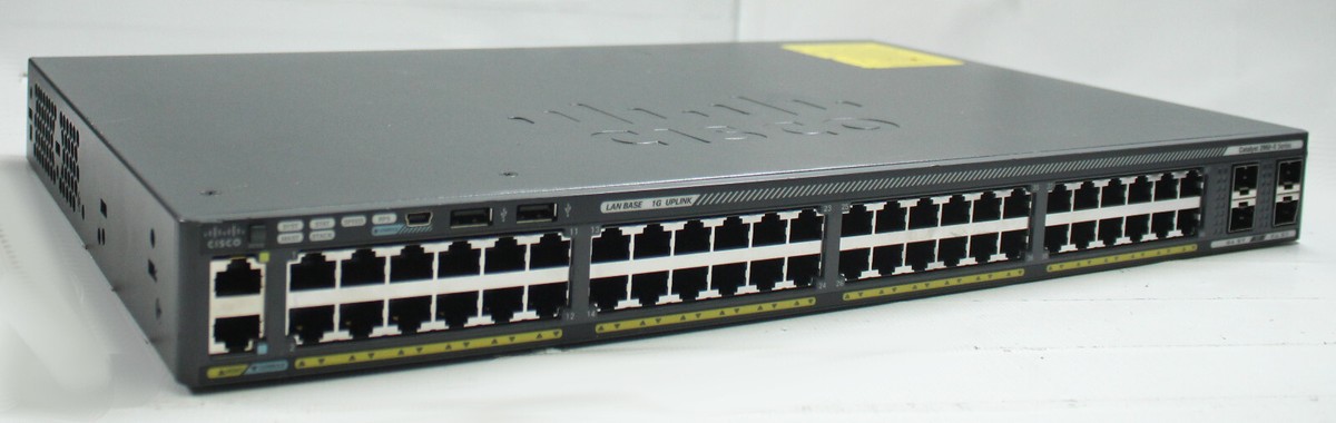 Cisco Catalyst WS-2960X-48TS-L V05 48-Port PoE+ Network Cisco Catalyst WS-2960X-48TS-L V05 48-Port PoE+ Network