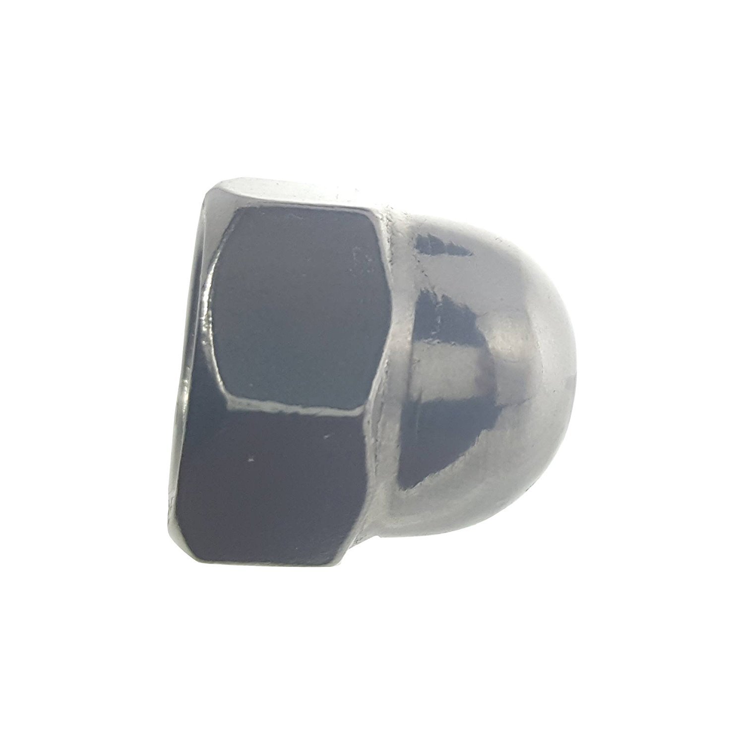 Dadi A Cappuccio (acorn) 1/4-28 In Acciaio Inox 18-8 – Altezza Standard – Confezione Da 50 Pezzi