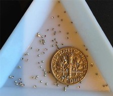 pp3 Crystal Clear 36 pieces IHC 1028 Austria Chatons Pointed Back 1mm micro tiny