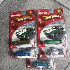 2005 Hot Wheels Holiday Rods Set 3 Complete Set All In Original Packaging.