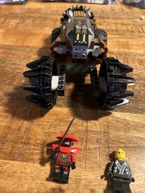 LEGO NINJAGO Cole's Earth Driller 70502 99% Complete Instructions Minifigs