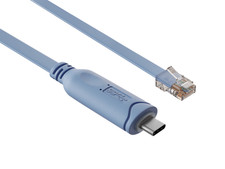 Cisco Console Cable USB-C to RJ45 8P8C Flat S...