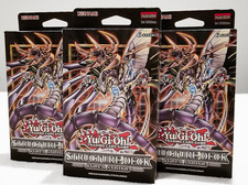 Yugioh TCG Cyber Strike 1ª Edición Mazo Estructura 3x Lote (3 Barajas) ¡SELLADO!