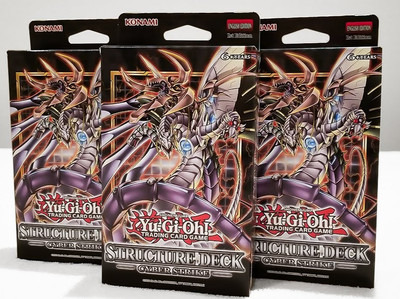 Yugioh TCG Cyber Strike 1st Edition Structure Deck 3x Lot (3 Decks) SEALED!