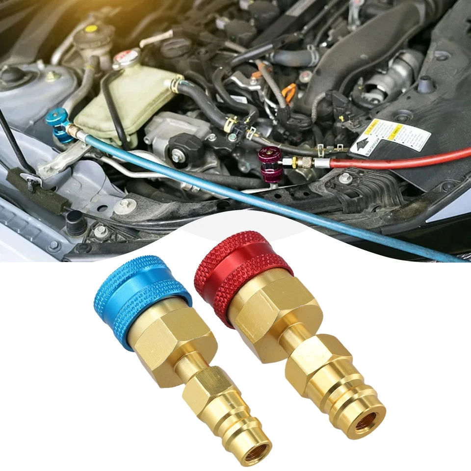 For AC System Diagnostic Car A/C Conversion Kit Ergonomic Knurled Grip - Image 4 of 4