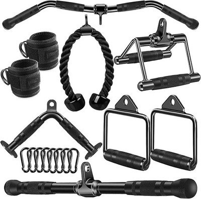 Cable Machine Attachment Set for Gym Cable Attachments