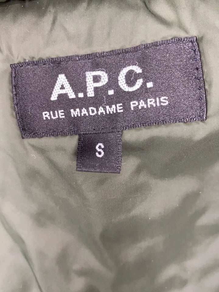 A.P.C. Chaqueta Mountain Parka Verde S Usada Foto 4 de 4