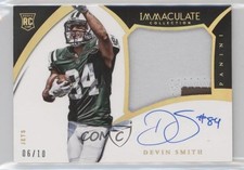 2015 Panini Immaculate Premium Rookie Gold 6/10 Devin Smith Patch Auto 0af