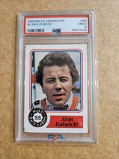 NASCAR HOF'ER ALAN KULWICKI 1988 MAXX CHARLOTTE ROOKIE CARD #58 PSA 9 