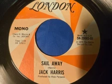 Jack Harris – Sail Away - 7" VINYL SINGLE