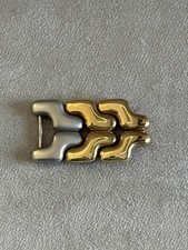 Genuine Tag Heuer Stainless Steel & Gold Plated SE/L Bracelet Links Brand New