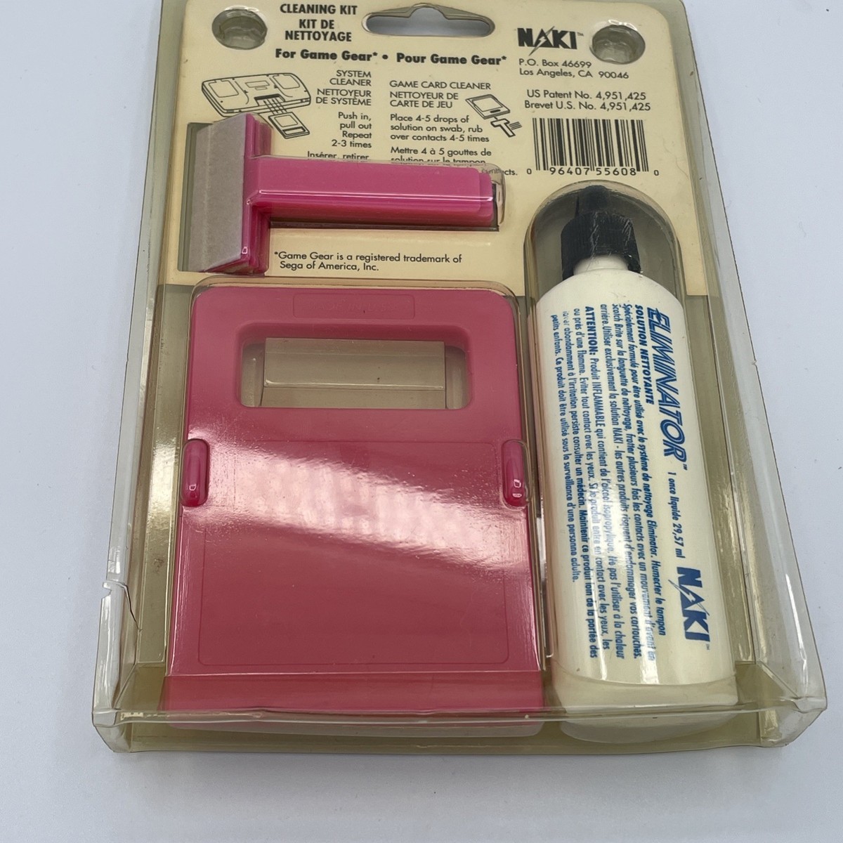 Naki Eliminator Game Gear Cleaning Kit NEW Sealed Sega Game Gear