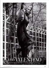 1994 • VALENTINO black dress print ad • 90s Blonde Fashion BA.39