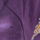 vintage Logo 7 Los Angeles Lakers Purple Graphic T-Shirt XXL Polyester Cotton — photo 4