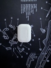 Apple AirPods Pro 2nd Gen Wireless Earbuds with Charging Case White Used
