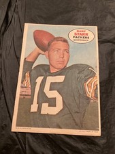 1968 Topps FB Posters Insert - #4 Bart Starr/Packers VG/EX