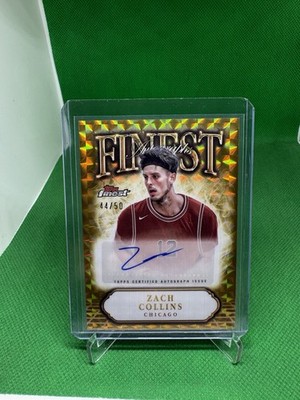 2024-25 Topps Finest - Finest Autographs Zach Collins, Zach Collins #FA-DA Gold