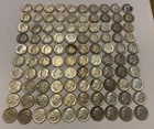 Lot of 100 Roosevelt Dimes 90% Silver Circulated 1946-1964 US Coins