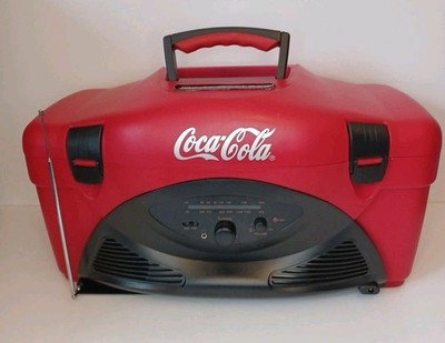 Vintage Coca-Cola Kühlbox mit UKW Radio voll funktionsfähig siehe Fotos 
