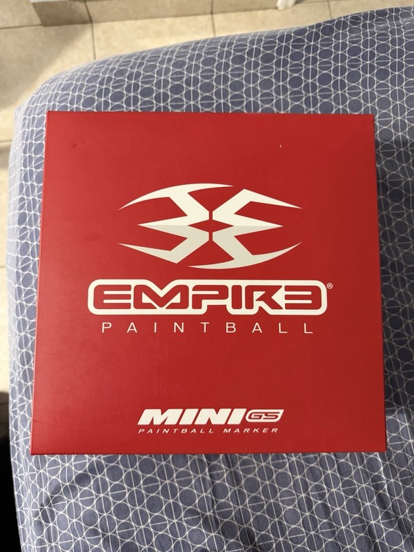 Empire Mini GS Paintball Marker Black w/ Protective Carrying Case and Full Gear