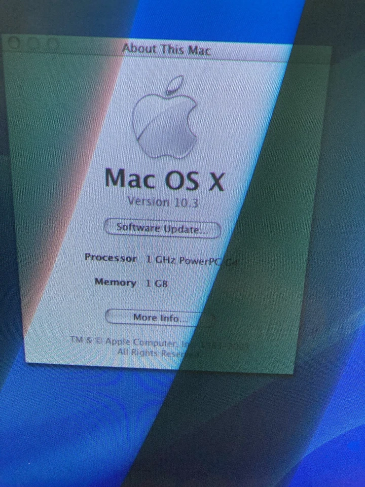 Apple eMac A1002 All in One Vintage Computer PC G4 with Keyboard and Mouse Works - Image 2 of 4