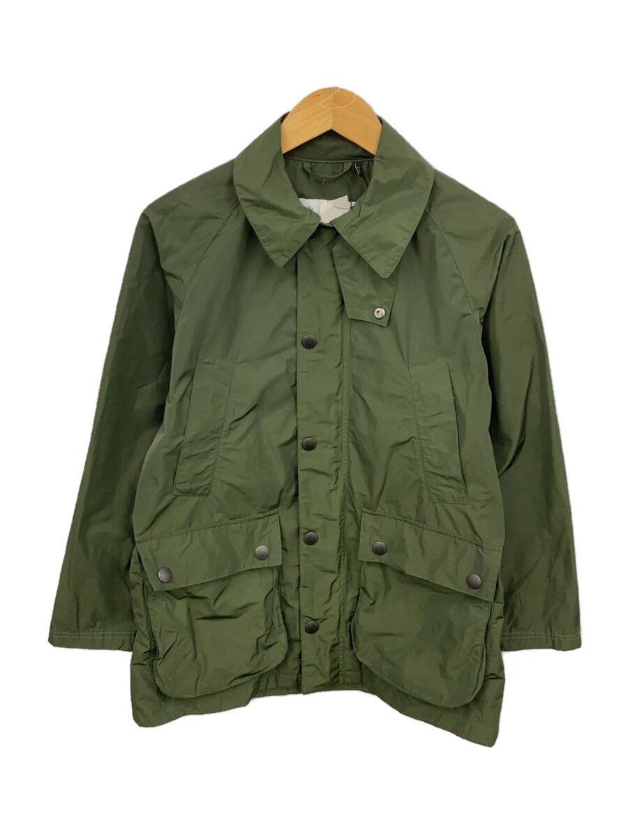 Barbour altra giacca 34 nylon kaki tinta unita usata