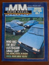Motor Manual magazine, January 1986