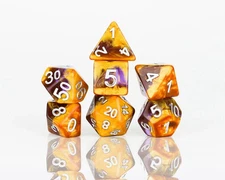 Amethyst Geode Dice Set