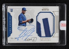 2016 Panini National Treasures Gold 6/25 Frankie Montas #167 Auto 03hd