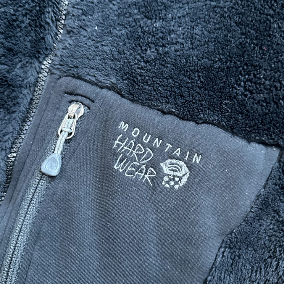 Chaqueta Mountain Hardwear Para Hombres XL Negra Cremallera Completa Alto Loft Sherpa Vellón Calce Ajustado Foto 3 de 4