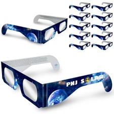 10 Pack Solar Eclipse Glasses AAS Approved 2024 ISO Certified and Approved f...