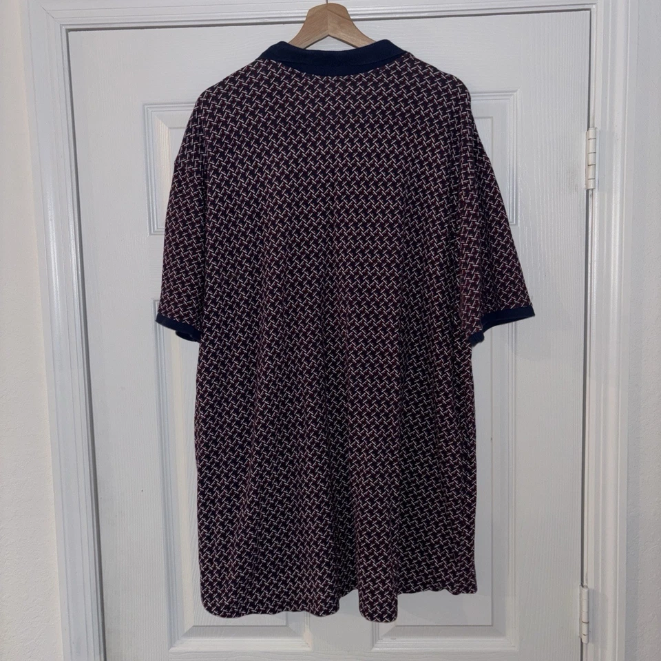 Lularoe Polo Shirt Mens XXL All Over Print Golf Shirt Cotton Soft - Image 2 of 4